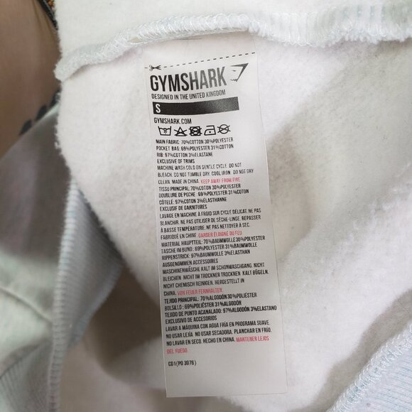 Gymshark So Soft Sweatshirt Tunic S Heathered Pale Aqua - Picture 9 of 10